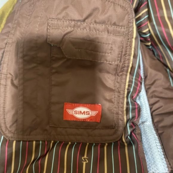 Sims ladies ski snowboard jacket brown Xsmall - Picture 8 of 16